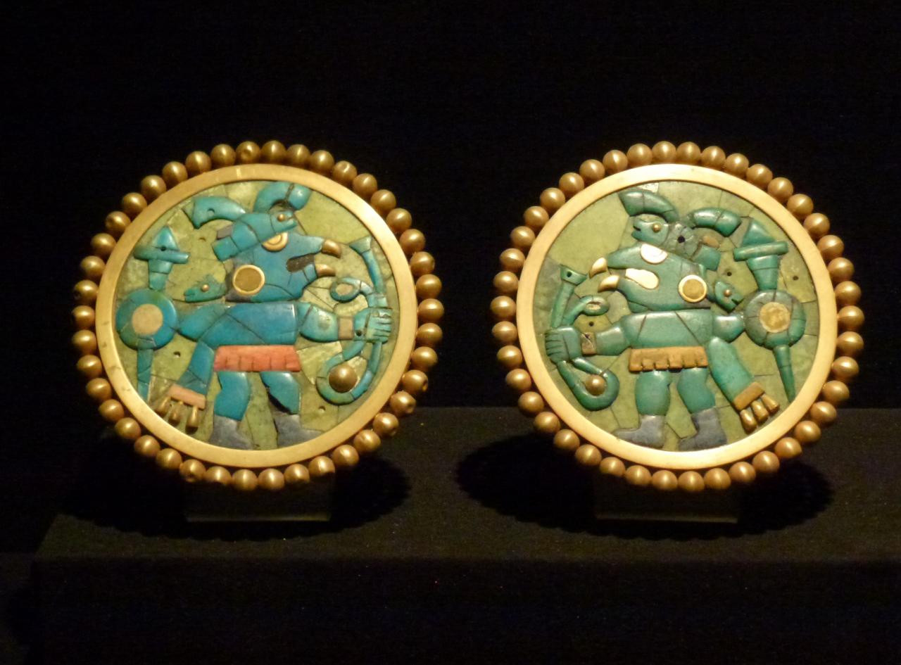 Boucles d'oreilles Inca, Pérou