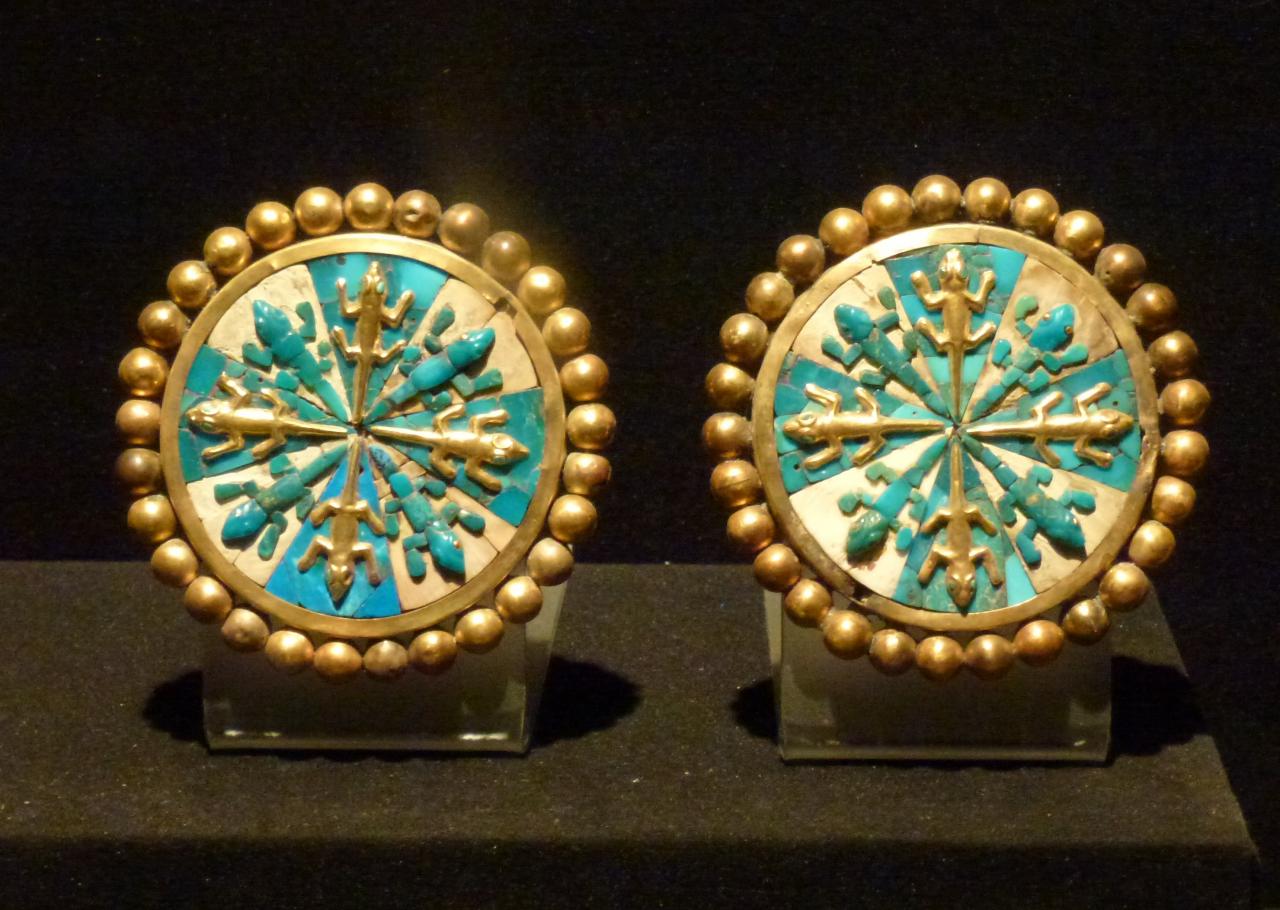 Boucles d'oreilles Inca, Pérou