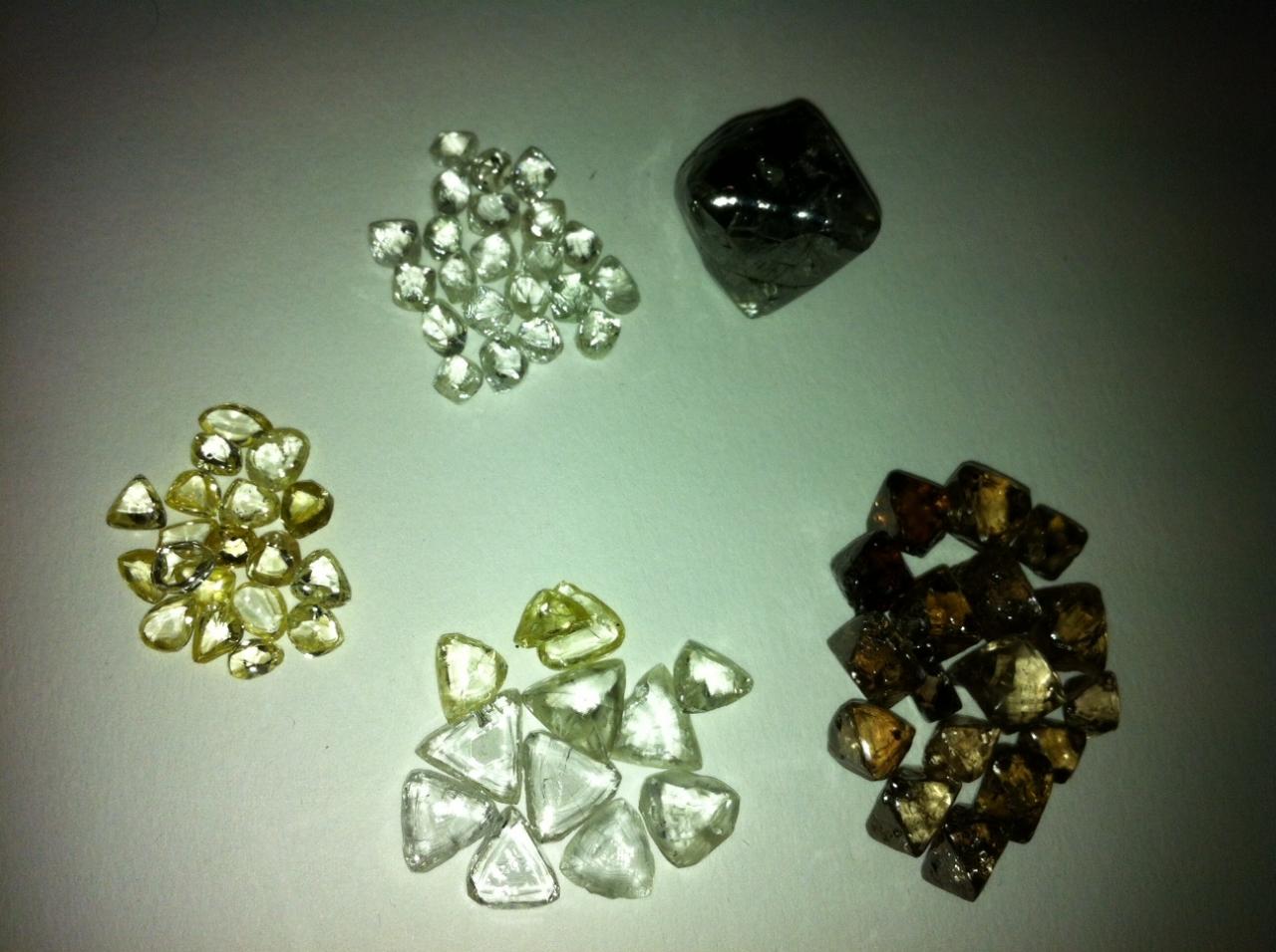 Diamants bruts
